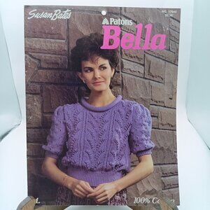 Patons Bella from Susan Bates 1983 No 17640, Vintage Knit and Crochet Patterns